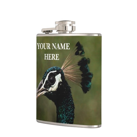 Beautiful Peacock Heupfles (Links)