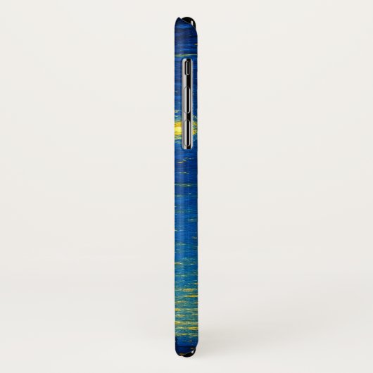 Beautiful Peacock Starry Night iPhone / iPad case (Achterkant/links)