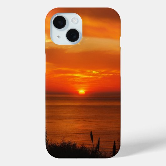 Beautiful Personalized Beach at Sunset Scenery Case-Mate iPhone Case (Achterkant)