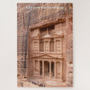Beautiful Petra Temple, Jordanië Legpuzzel