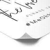 Beautiful Photo Booth, Black, Wedding Ceremony Poster (Hoek)