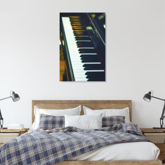 Beautiful Piano Canvas Afdruk (Insitu (Slaapkamer))