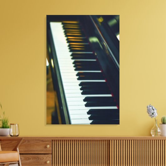Beautiful Piano Canvas Afdruk (Insitu (Woonkamer))