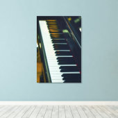 Beautiful Piano Canvas Afdruk (Insitu (Houten vloer))