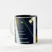 Beautiful Piano Tweekleurige Koffiemok (Voorkant links)