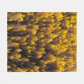BEAUTIFUL PINE TREE FOREST FLEECE DEKEN (Voorkant (Horizontaal))