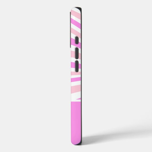 Beautiful Pink Abstract Personalized  Case-Mate iPhone Case (Achterkant / Links)