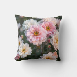 Beautiful Pink Floral Pillow Kussen