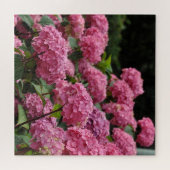 Beautiful pink hydrangea flowers legpuzzel (Horizontaal)