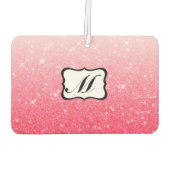 Beautiful Pink Monogrammed Luchtverfrisser (Achterkant)