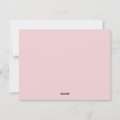 Beautiful pink peonies  feestdagenkaart (Achterkant)