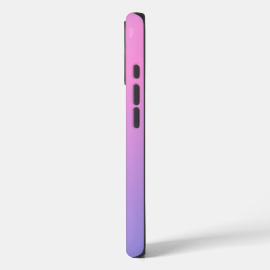 Beautiful Pink Purple Ombre Personalized Case-Mate iPhone Case (Achterkant / Links)