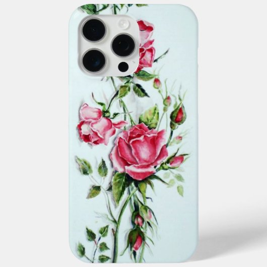 BEAUTIFUL PINK ROSES EN ROSEBUES Case-Mate iPhone CASE (Achterkant)