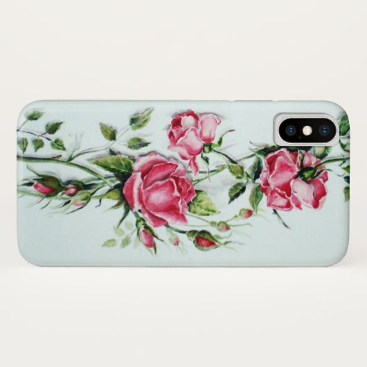 BEAUTIFUL PINK ROSES EN ROSEBUES Case-Mate iPhone CASE (Achterkant (horizontaal))