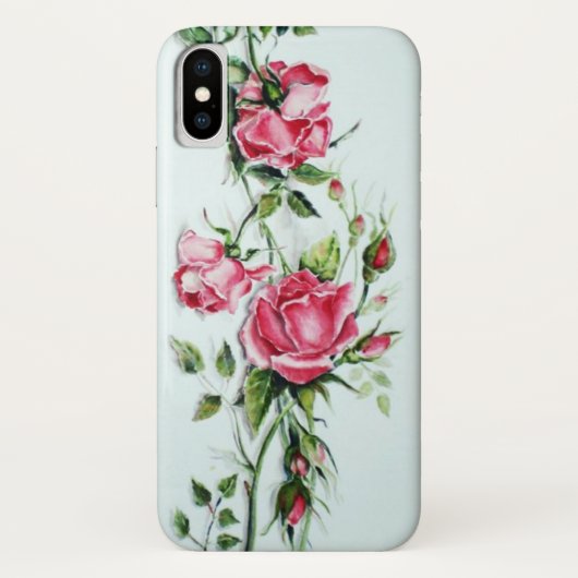 BEAUTIFUL PINK ROSES EN ROSEBUES Case-Mate iPhone CASE (Achterkant)