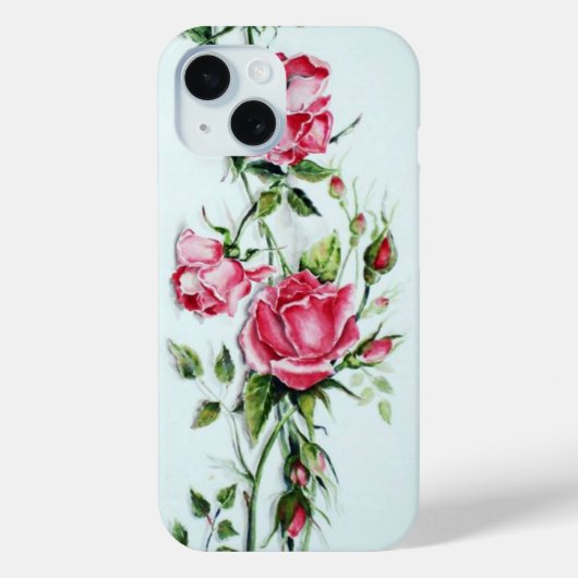 BEAUTIFUL PINK ROSES EN ROSEBUES Case-Mate iPhone CASE (Achterkant)