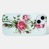 BEAUTIFUL PINK ROSES EN ROSEBUES Case-Mate iPhone CASE (Achterkant (horizontaal))