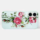 BEAUTIFUL PINK ROSES EN ROSEBUES Case-Mate iPhone CASE (Achterkant (horizontaal))
