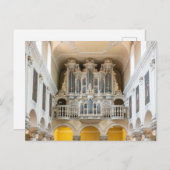 Beautiful pipe organ postcard briefkaart (Voorkant / Achterkant)
