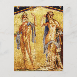 BEAUTIFUL Pompeii Mosaic Briefkaart