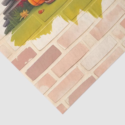 Beautiful Popular Happy Thanksgiving Fall Tissuepapier (Detail)