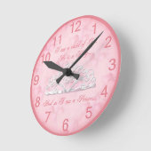 Beautiful Princess Clock Ronde Klok (Hoek)