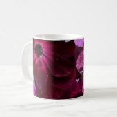 Beautiful Purple Rose Collage Koffiemok (Voorkant links)