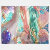 Beautiful queen  fleece deken (Voorkant (Horizontaal))