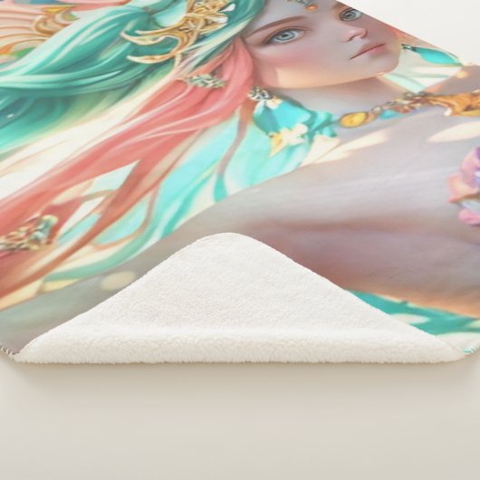 Beautiful queen  sherpa deken (3/4)