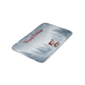 Beautiful Rabbit Christmas Badmat (Gekanteld)