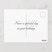 Beautiful Rainbow and Lake  Briefkaart (Achterkant)