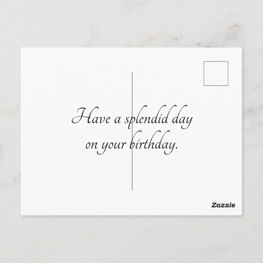 Beautiful Rainbow and Lake  Briefkaart (Achterkant)