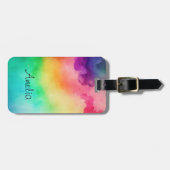 Beautiful Rainbow Colors Abstract Design Bagagelabel (Voorkant horizontaal)