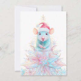 Beautiful Rat Christmas Cards Feestdagenkaart