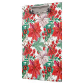 Beautiful red and white Christmas poinsettia Klembord (Links)