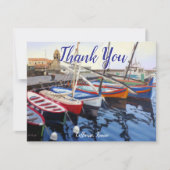 Beautiful Red Orange Blue Green Boats in Collioure (Voorkant)