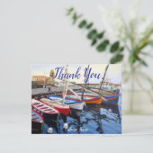Beautiful Red Orange Blue Green Boats in Collioure (Staand voorkant)