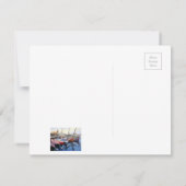 Beautiful Red Orange Blue Green Boats in Collioure (Achterkant)