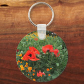 Beautiful Red Poppy Sleutelhanger (Voorkant)