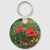 Beautiful Red Poppy Sleutelhanger (Achterkant)