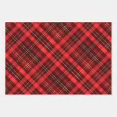 Beautiful red tartan inpakpapier vel (Voorkant 3)