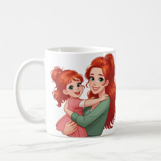 Beautiful redhead mom koffiemok (Links)