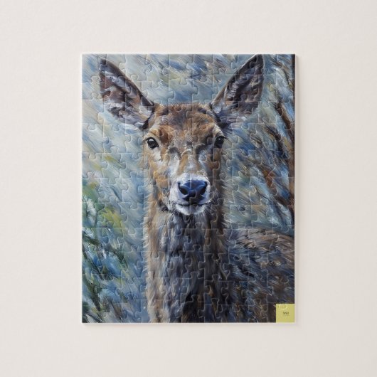 Beautiful Reindeer puzzle Legpuzzel (Verticaal)