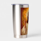 Beautiful religious Sacred Heart of Jesus image Geïsoleerde Drinkbeker (Rechts)