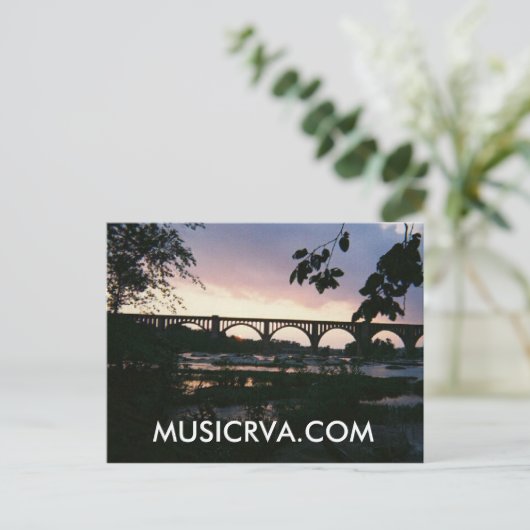 BEAUTIFUL RICHMOND VIRGINIA SUNSET BRIEFKAART (Staand voorkant)