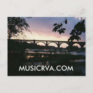 BEAUTIFUL RICHMOND VIRGINIA SUNSET BRIEFKAART