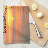 BEAUTIFUL ROMANS 8:28 SUNRISE FOTO THEEDOEK (Quarter Fold)