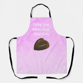 Beautiful Romantic Chocolate Heart Schort