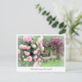 Beautiful Rose Garden Briefkaart (Staand voorkant)