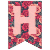 Beautiful Rose Themed Birthday Vlaggetjes (Tweede vlag)